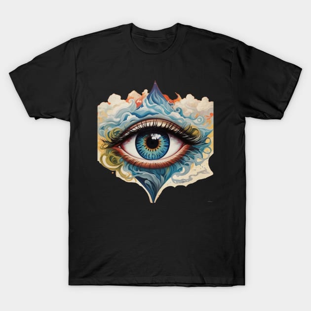 Eyes with Tears T-Shirt by Teezeddy